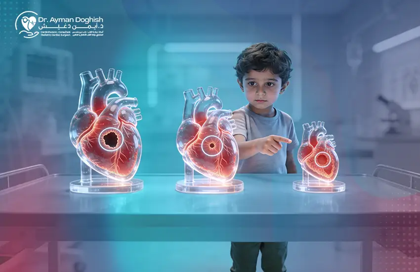 تعرف إلى أنواع ثقب القلب عند الأطفال